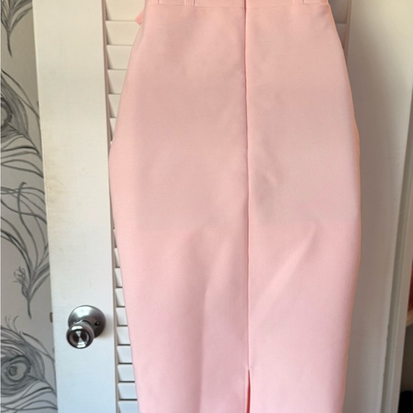 SHEIN Pink Maxi Bodycon Strapless Cocktail Dress - Picture 5 of 5